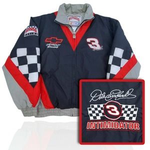 Vintage Nutmeg Dale Earnhardt #3 Size M Jacket Nascar Chevrolet Racing Insulated